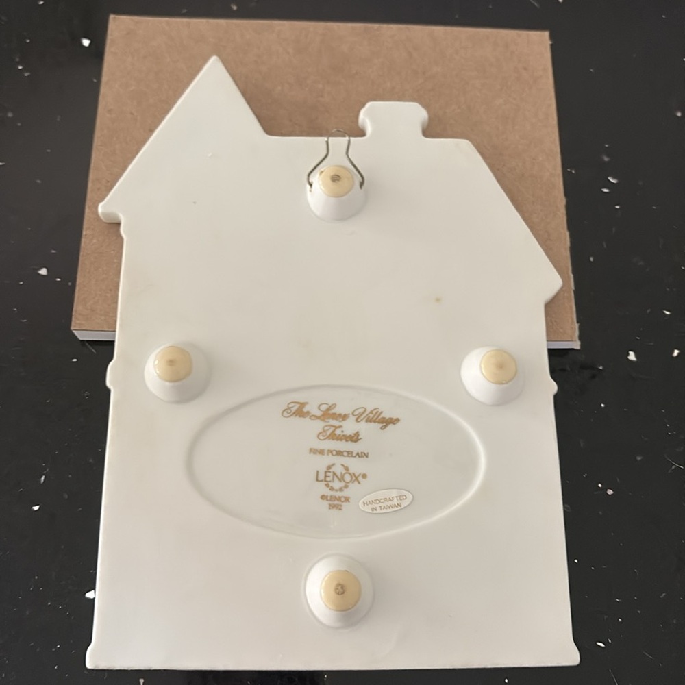 SET/4 Lenox Spice Village Vintage c1992 Porcelain Trivets Cottagecore Victorian - Picture 11 of 11
